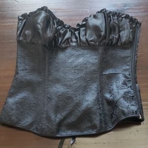 Brand NEW Fredericks black sexy corset- size Large